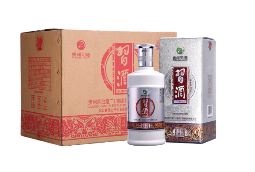 郑州批发 茅台集团习酒银质 酱香型白酒 53度礼盒装 500ml*6瓶整箱装