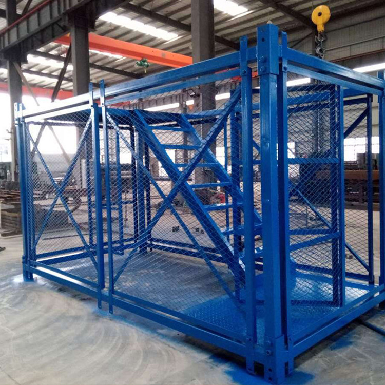 重型桥梁施工用安全梯笼 建筑式安全梯笼 挂网式梯笼 按时发货