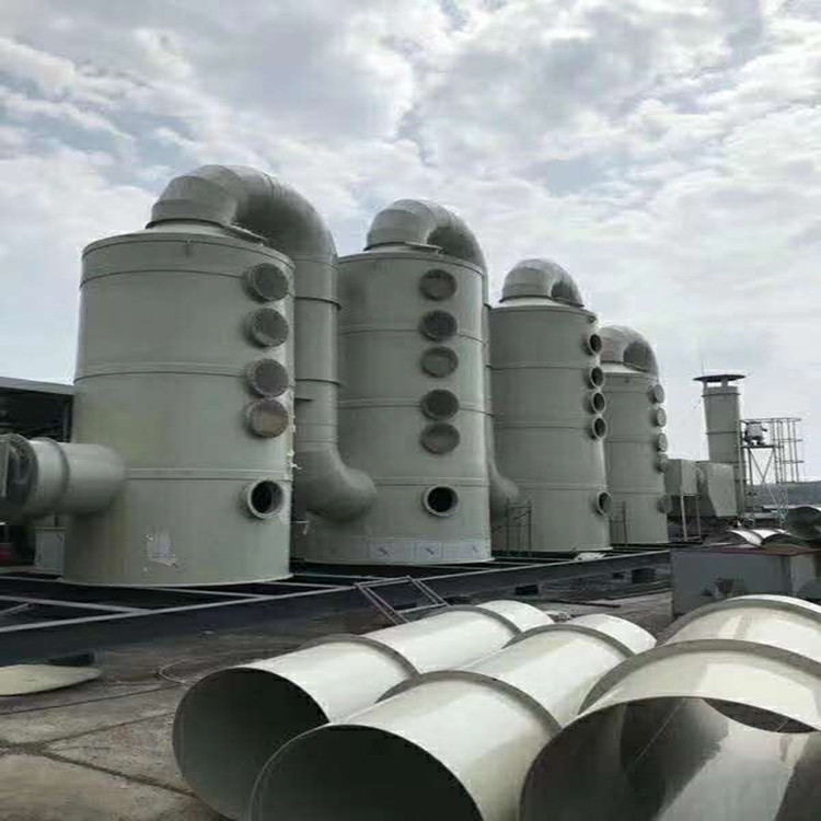 废气处理设备喷淋塔水淋塔脱硫脱硝塔 PP洗涤塔 喷淋塔