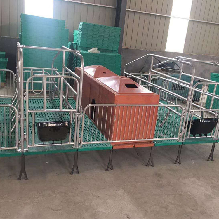 双体单体养猪设备 猪用分娩床 全复合产床 母猪分娩床