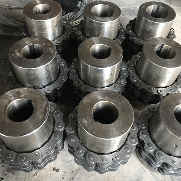 双排链条联轴器 滚子链联轴器 JGL滚子链联轴器 石油运输用