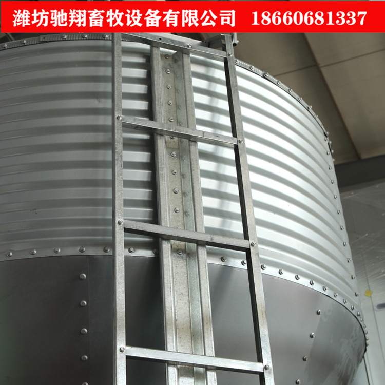 驰翔畜牧镀锌料塔报价 设备优良的养殖用饲料塔大量价格