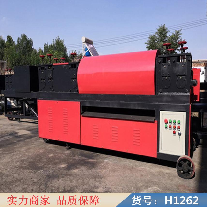 宏胜钢管除锈刷漆调直机 钢管调直机 外架管材除锈调直机货号H1262