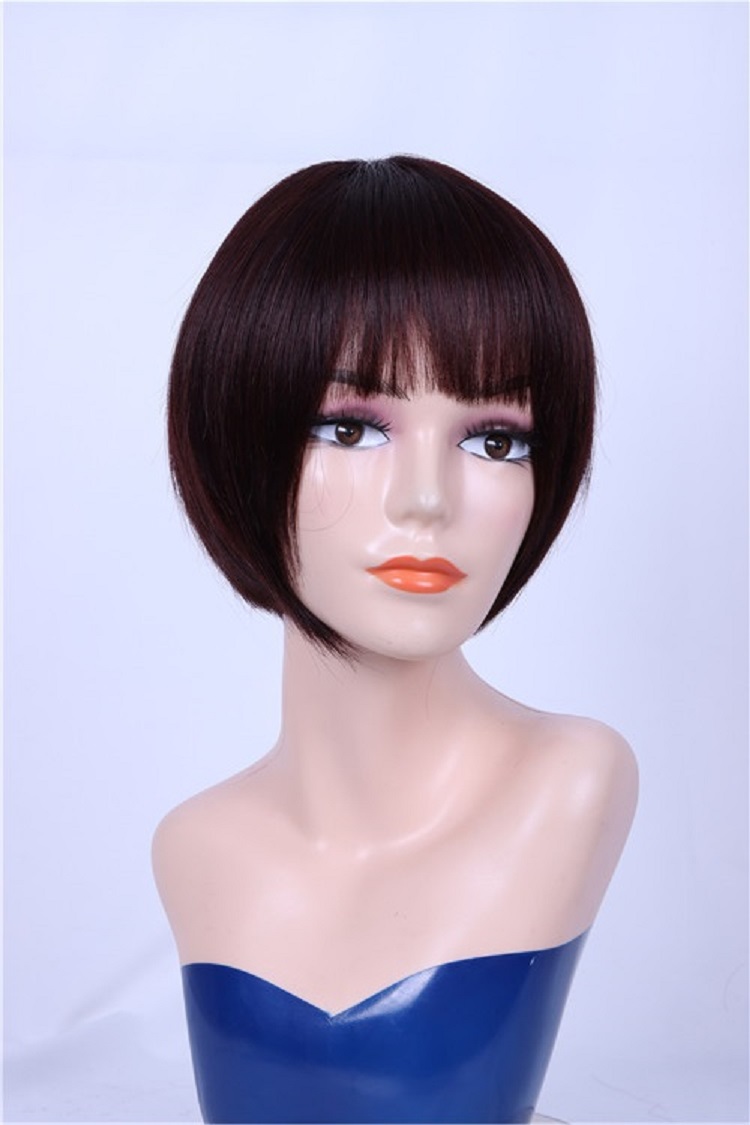 假发专卖店 女式假发 许昌工元发制品 制作精良 
