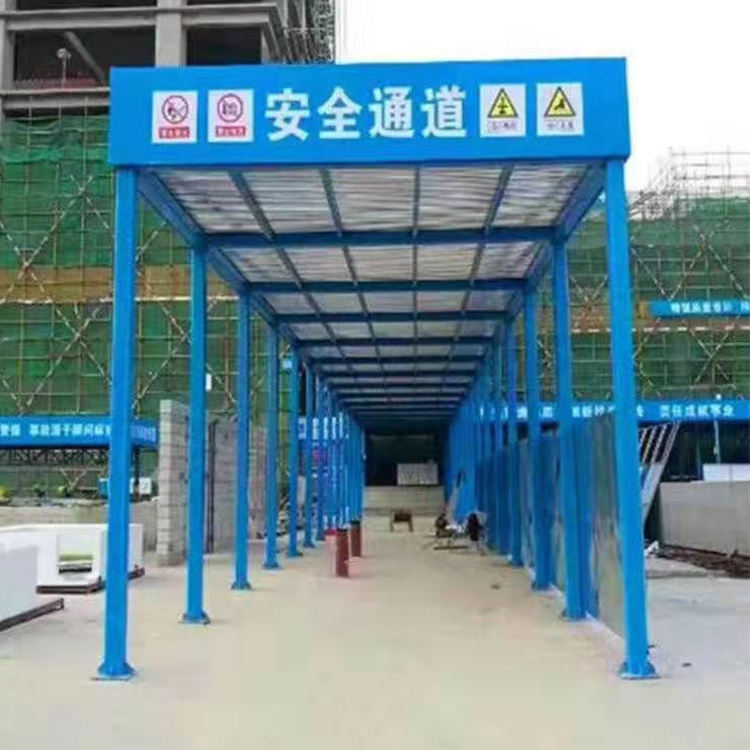 钢筋棚 工地安全通道防护棚 定型化钢筋加工棚 来电咨询