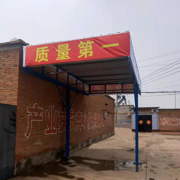 永邦 云南   组装式钢筋加工防护棚   建筑施工钢筋棚  工地现场钢筋加工防护棚