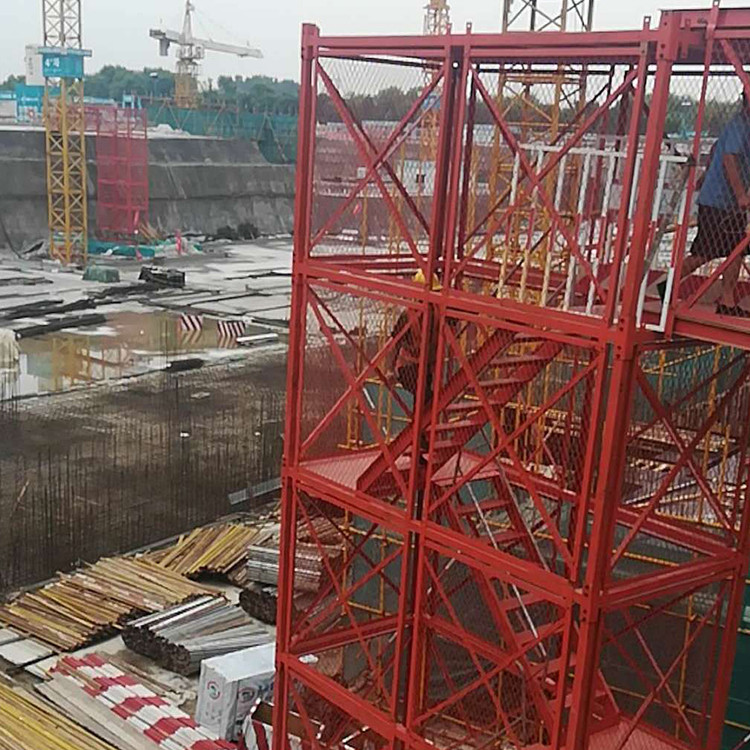 铁路施工安全梯笼 施工用安全梯笼 桥梁施工安全梯笼 永邦建筑销售 可定制