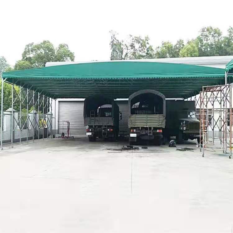 山东胶南市汽车货车遮阳遮雨棚 户外活动简易折叠推拉篷 夜市烧烤折叠推拉蓬
