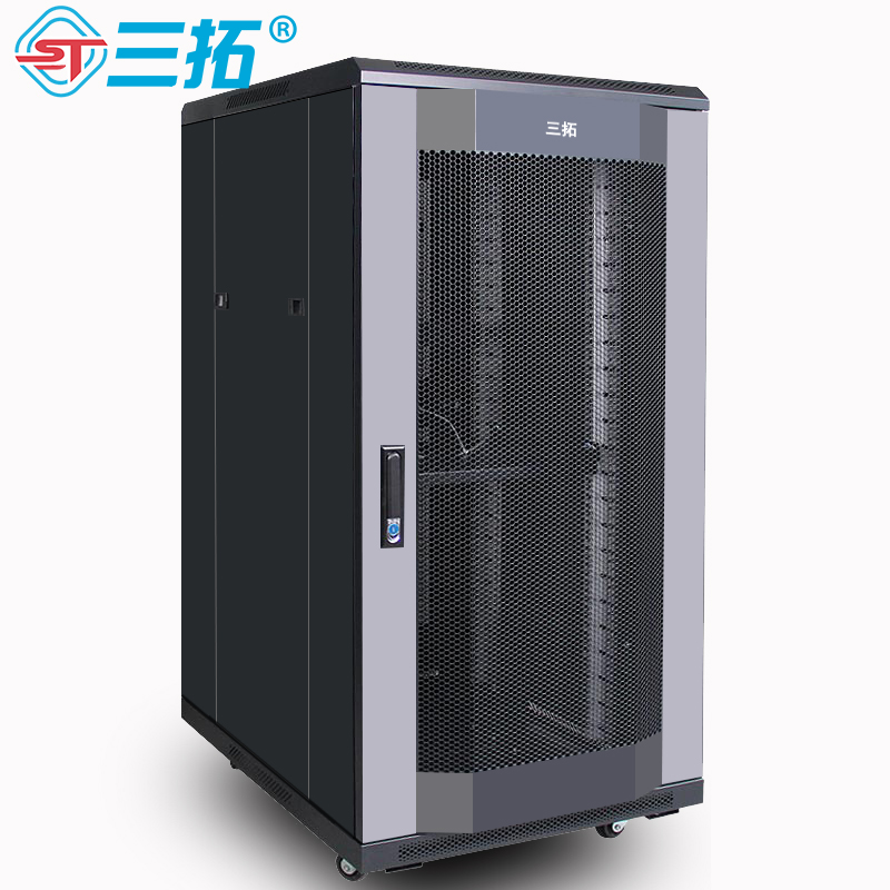 三拓网络机柜1.2米高600宽600深19英寸标准T2.6622