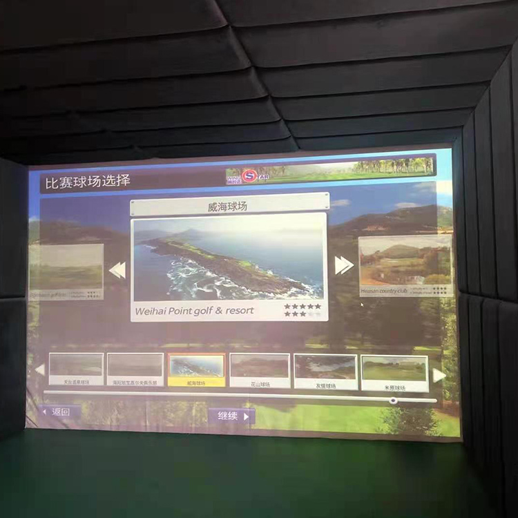 高尔夫模拟器 室内高尔夫休闲运动 北京迈哈沃