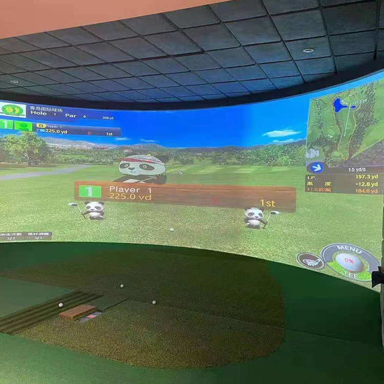 杭州golf模拟器 拥有高清画质1920px幕布 北京迈哈沃