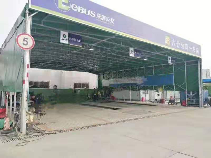 山东枣庄电动推拉雨棚烧烤大排档推拉雨蓬电动推拉棚测量安装定做 推拉篷