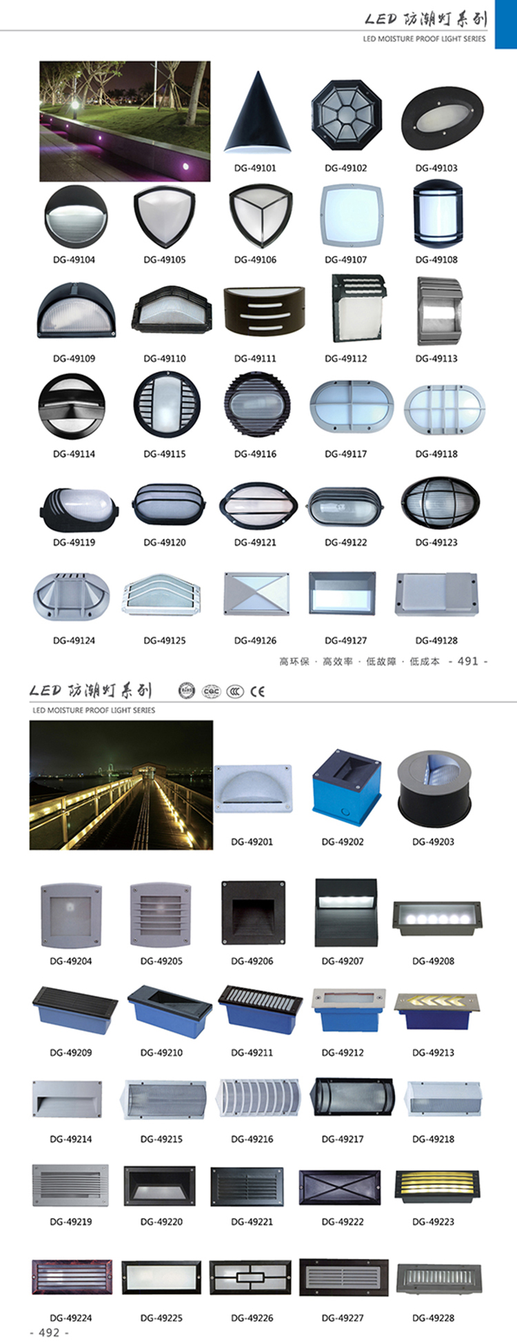 厂家直销LED防潮灯 玻璃防水灯 圆形椭圆形三防灯 走廊管道照明灯