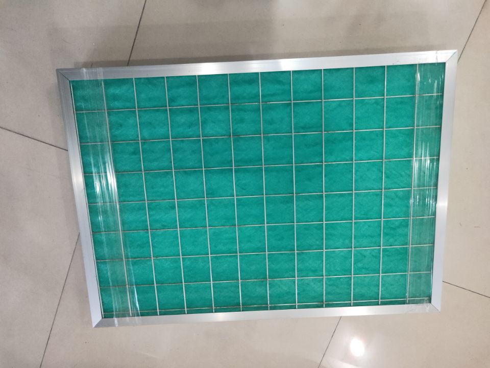防尘网 初效过滤器 铝合金边框防尘过滤器
