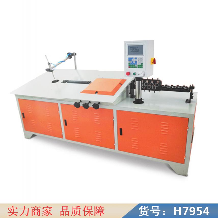 慧采钢丝线材成型机 加工机器全伺服驱动弯框机 弯线材家居弯丝机货号H7954