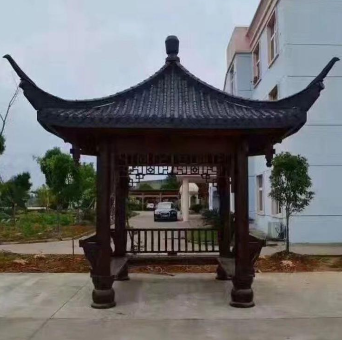 景华 陕西防腐木凉亭 防腐木防水性能好 防腐木凉亭定制 质量稳定 