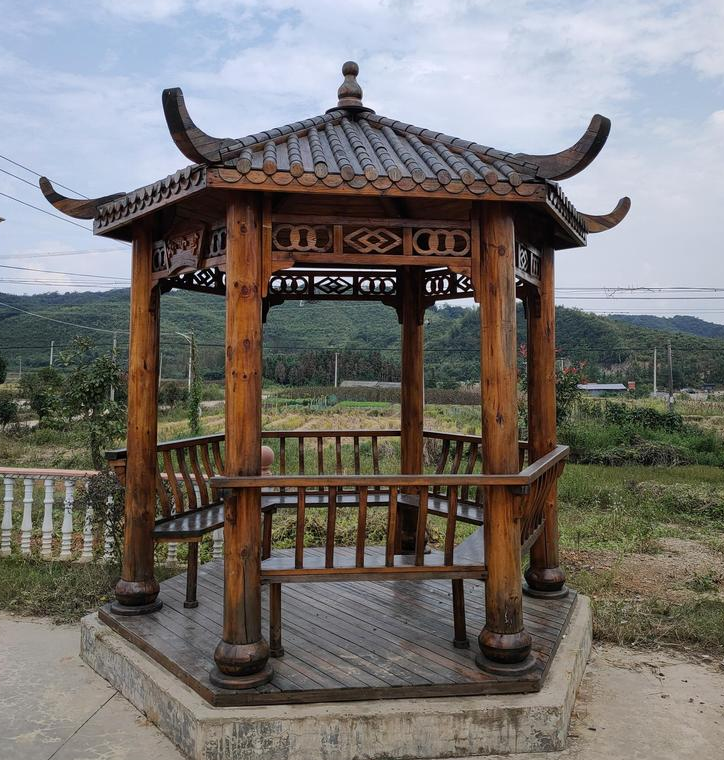景华 西安防腐木凉亭 定制凉亭  防腐木凉亭 质量稳定 防腐木价格优惠
