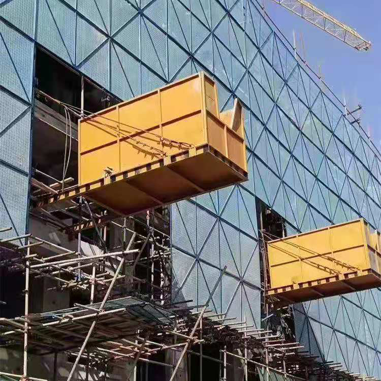 永邦建筑  云南 新型悬挑式卸料平台 施工现场卸料平台  伸缩抽屉式升降卸料平台