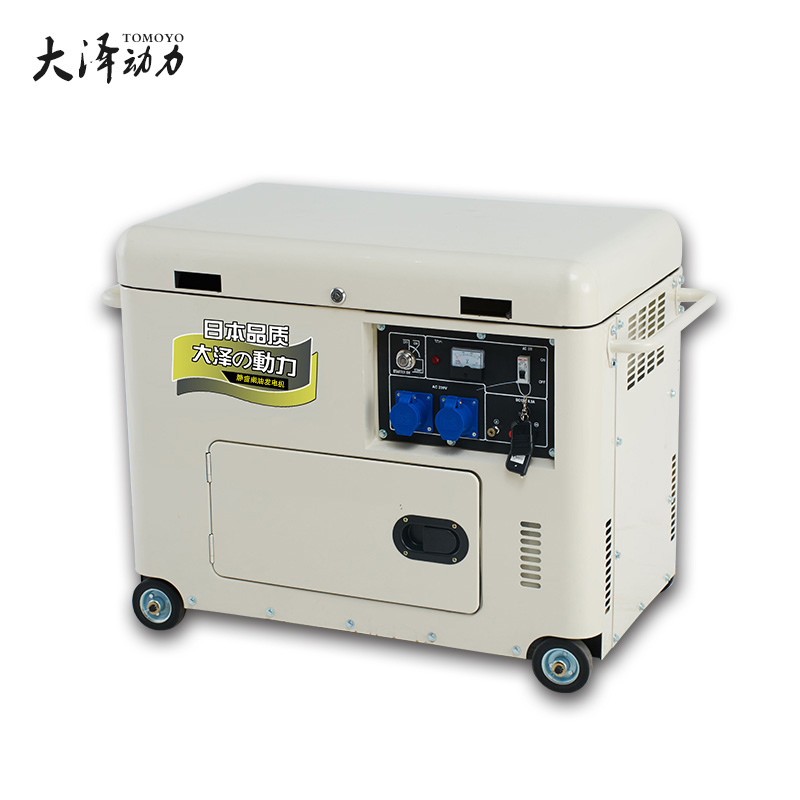 TO9800ET-J大泽动力静音8千瓦柴油发电机结构