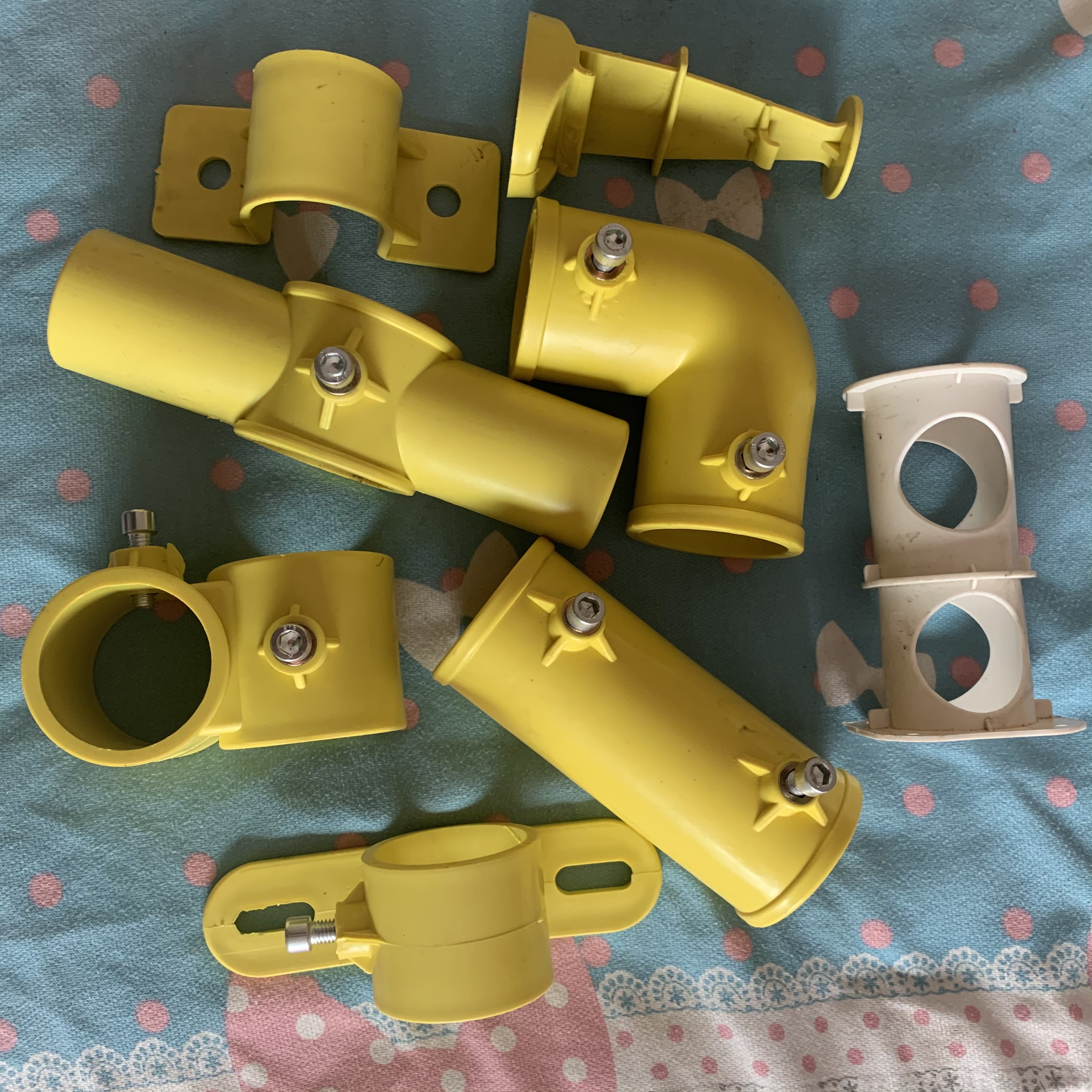 建筑楼梯扶手连接件 淘气堡管件 临边防护连接件
