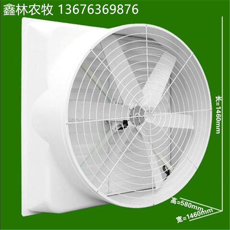 鑫林农牧厂家直销工业除尘风机 养殖玻璃钢风机