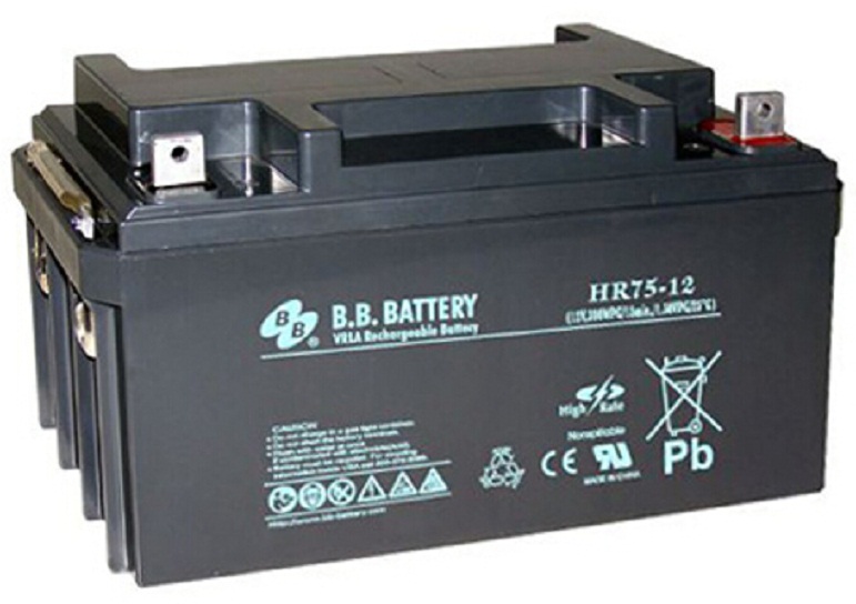美美BB蓄电池HR75-12 12V75AH基站机房直流屏应急免维护电源