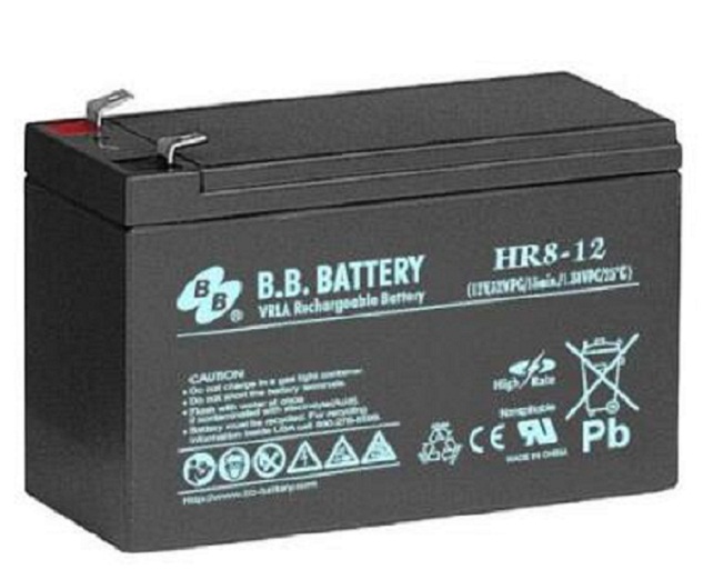 美美BB蓄电池HR8-12 12V8AH电梯门禁机房应急UPS直流屏