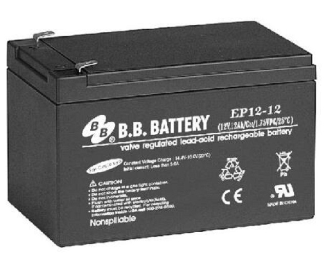 美美BB蓄电池EP12-12 12V12AH UPS电源 消防应急储能型