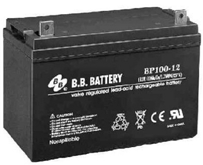 美美BB蓄电池BP100-12 12V100AH应急UPS电源 专用电瓶包邮