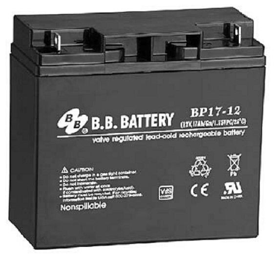 美美BB蓄电池BP17-12 12V17AH阀控式ups电瓶消防应急正品