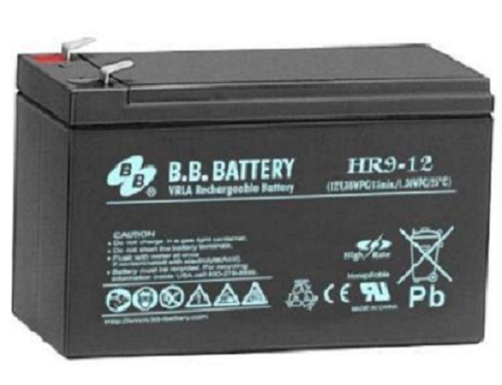 美美BB蓄电池HR9-12 12V9AH仪器仪表消防主机/报警器/UPS电源