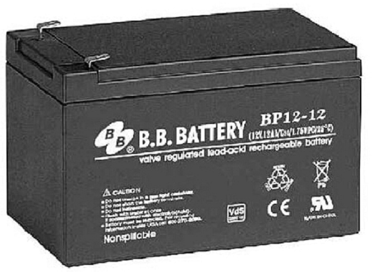 台湾美美BB蓄电池BP12-12 12V12AH UPS电源/机器内置/消防机柜/直流屏