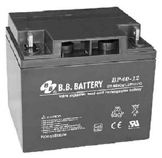 美美BB蓄电池BP40-12 12V40AH应急UPS电源铅酸直流屏送连接线