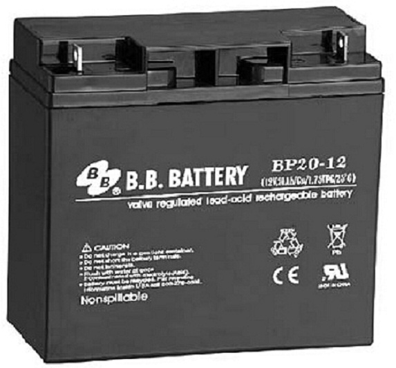 美美BB蓄电池BP20-12 12V20AH免维护铅酸电池全国包邮