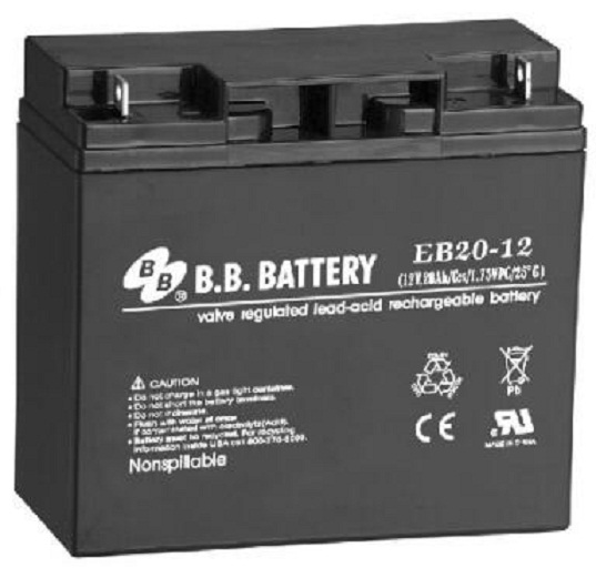 美美BB蓄电池EB20-12 12V20AH ups储能门禁童车船舶