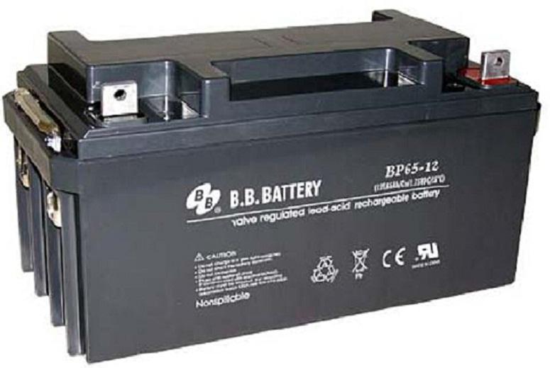 美美BB蓄电池BP65-12 12V65AH应急UPS电源铅酸直流屏送连接线
