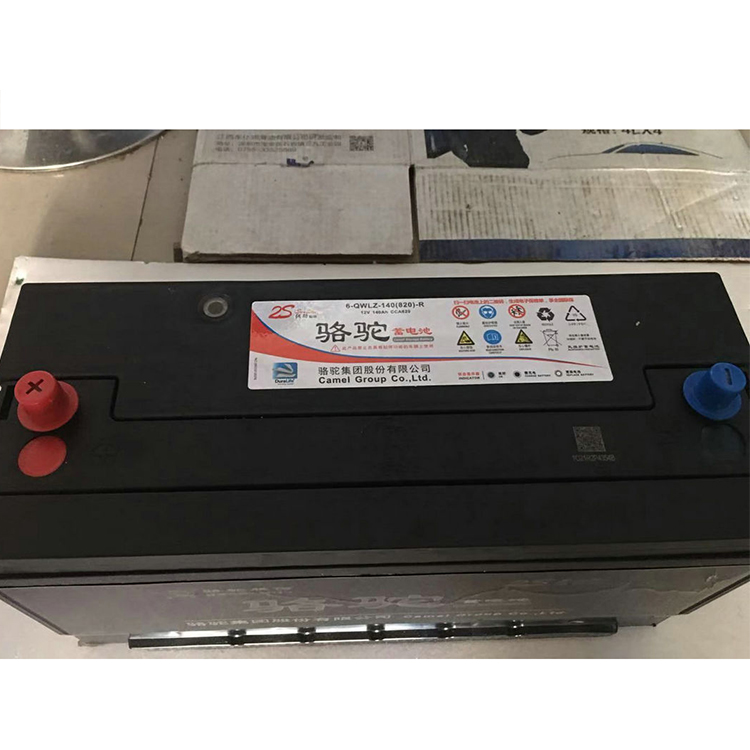 批发骆驼蓄电池 6-QWLZ-140电动车电瓶 免维护铅酸蓄电池