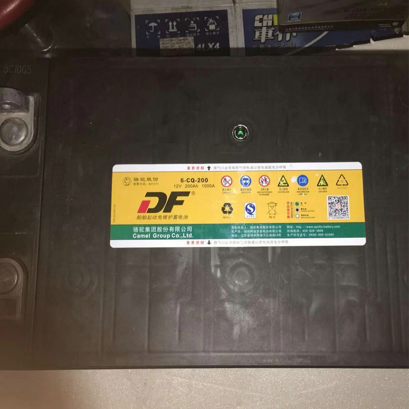 骆驼蓄电池 阿波罗6-CQ-200蓄电池 汽车电动车蓄电池