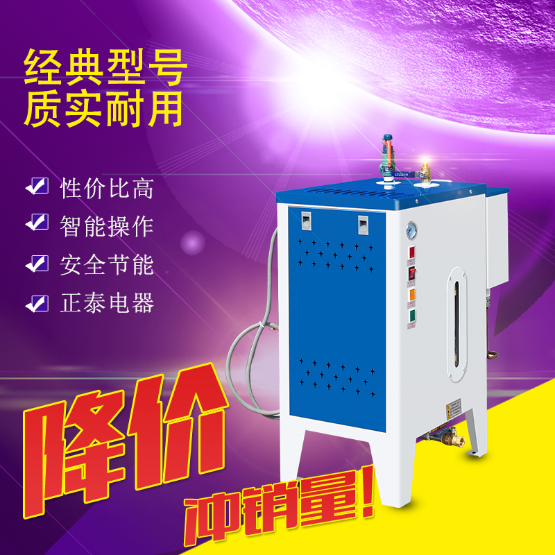 银剑羽田3kw全自动电加热蒸汽发生器服装熨烫煮豆浆馒头酿酒工程养护锅炉