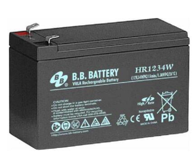 美美BB蓄电池HR1234W 12V34AH免维护 UPS/EPS电源专用精密仪器