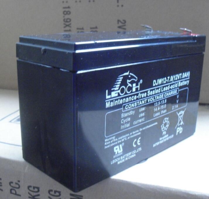 LEOCH理士蓄电池DJW12-7.0 12V7.0AH 消防主机UPS电源电瓶正品
