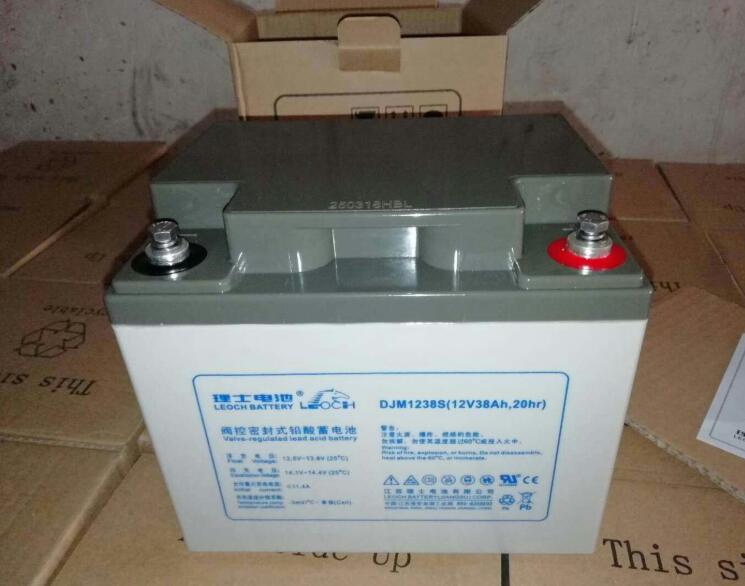 江苏理士蓄电池DJM1238S 12V38AH应急电源 UPS外接电瓶组机房专用