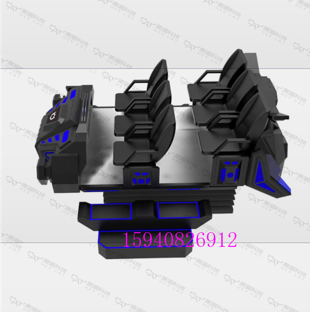 幻影星空9dvr6人座 多人互动仓 vr飞船 9dvr坦克 炫酷vr视野战车