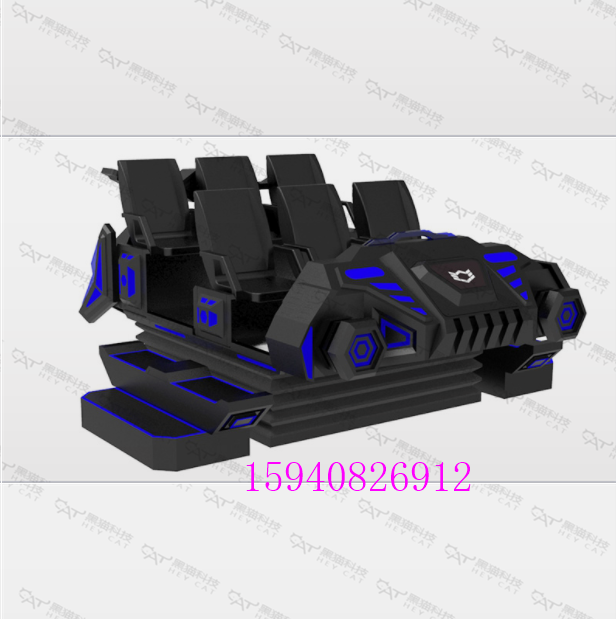 VR6人战车VR战车战舰暗黑系列vr6人座设备动感影院射击游戏过山车
