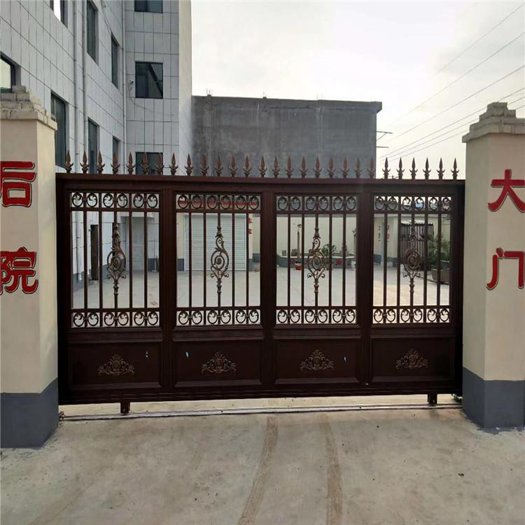 河北铝艺门    铝艺大门   别墅大门加工 全国支持发货