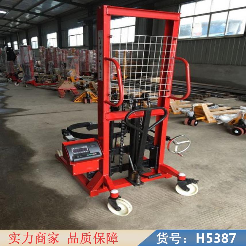 慧采覆盖式手动堆高车 手动车堆高车2吨 小型手动不锈钢堆高车货号H5387