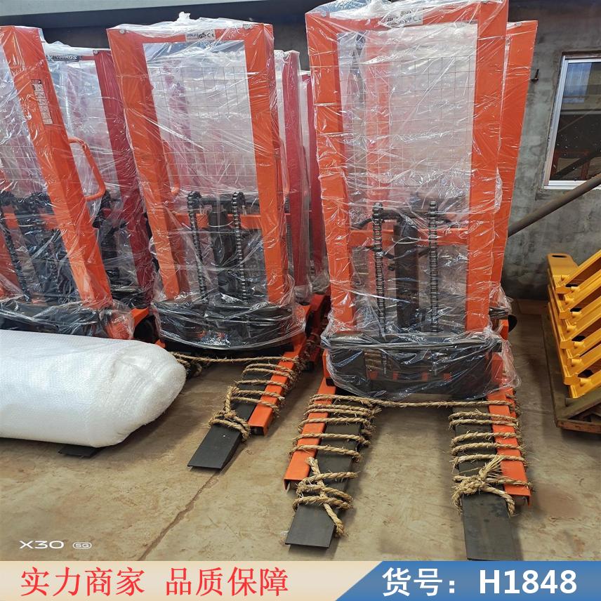 润创前移式电动堆高车 电动叉车堆高车 堆高车轮子货号H1848