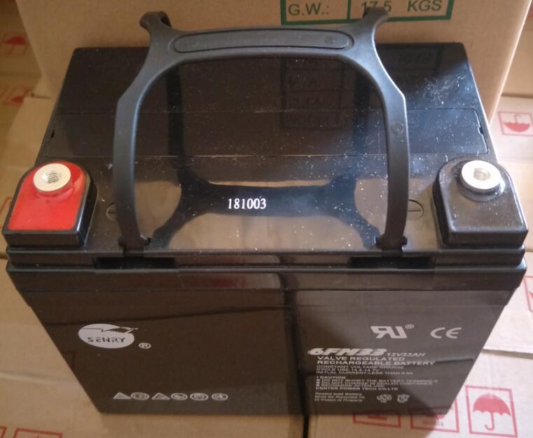 SENRY三瑞蓄电池6FM33 12V33AH ups后备消防应急电瓶