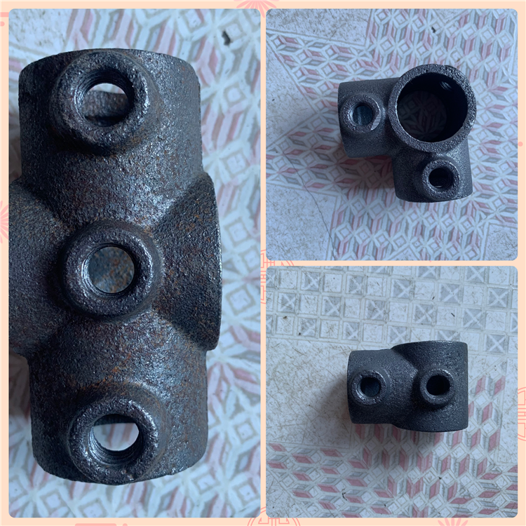 球墨铸铁管件  建筑楼梯扶手连接件 球墨铸铁管件 厂家直供