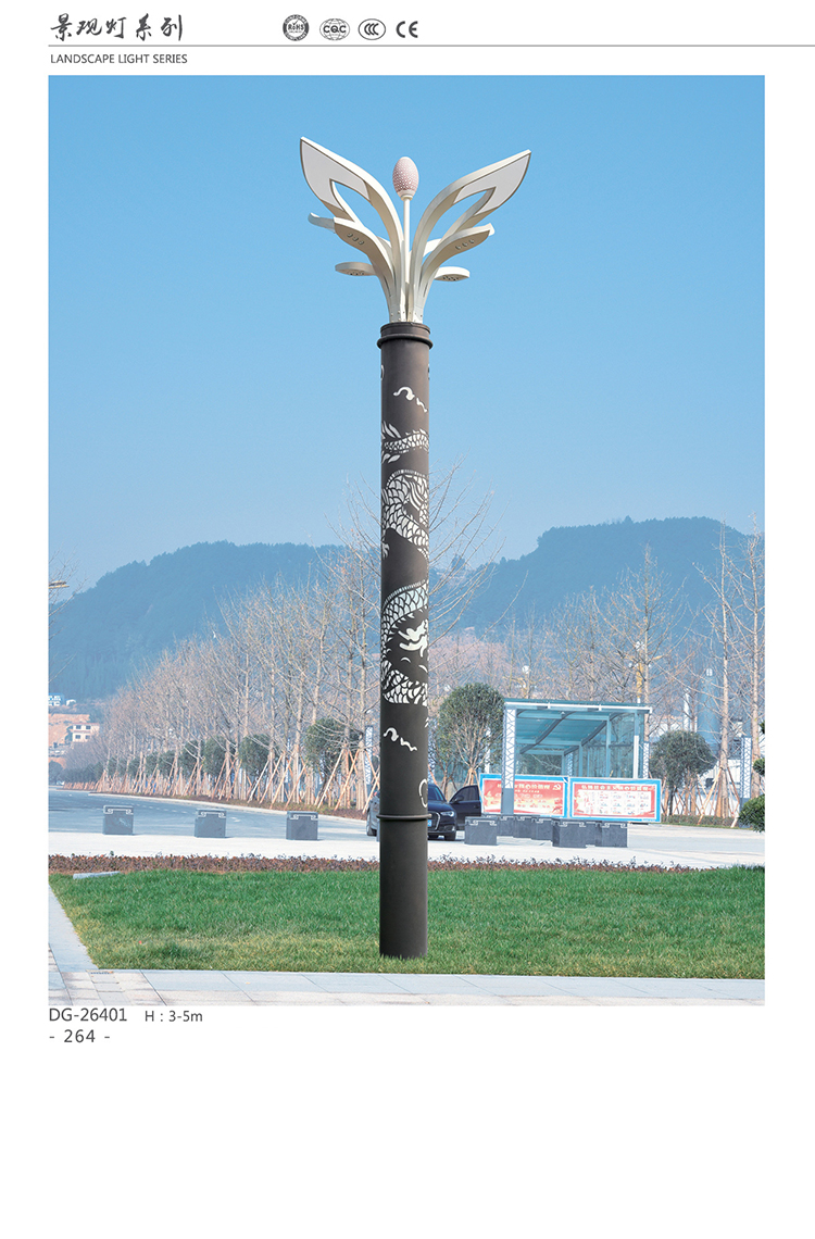 鸡西定制景观灯厂家  东强景观灯 厂家直销 黑龙江鸡西LED园林景观灯  质优价廉 